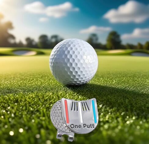 ''Just Need One Putt''Golf Ball Marker, Golf Accessories for Men and Women, Golf Hat Clip for Putting Green, Funny Golf Gadget in Saudi Arabia