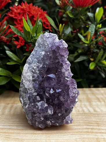 GAF TREASURES Amethyst Cluster, Amethyst Geode, Raw Amethyst, Amethyst Cathedral, Amethyst Druze (1-1.5 lb) in Saudi Arabia