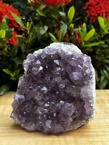 GAF TREASURES Amethyst Cluster, Amethyst Geode, Raw Amethyst, Amethyst Cathedral, Amethyst Druze (1-1.5 lb) in Saudi Arabia