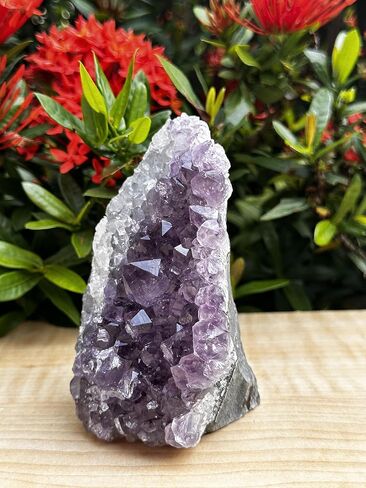 GAF TREASURES Amethyst Cluster, Amethyst Geode, Raw Amethyst, Amethyst Cathedral, Amethyst Druze (1-1.5 lb) in Saudi Arabia