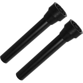 2pcs Trampoline Foot Pads Stainless Steel Trampoline Leg Tube Trampoline Leg with Pad Trampoline Replaceable Leg Trampoline Replacement Legs Rubber Cap Trampoline Part Leg