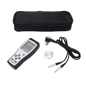 Ultrasonic Metal Thickness Gauge Smart Sensor Digital Ultrasonic Thickness Gauge Sound Velocity Meter Metal Depth Tester with Calibration Block&Probe&Box Resolution 0.1 mm