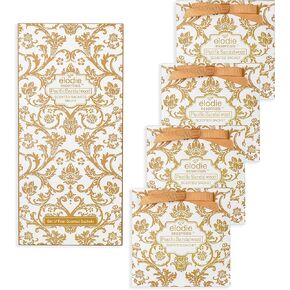 Pacific Sandalwood Scented Sachets, Set of 4 Large Gift Boxed Sachets for Drawers and Closets, Royal Damask (Pacific Saldalwood)