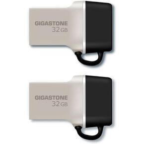 GIGASTONE Z50 64GB 2-Pack 2-in-1 Dual OTG Flash Drive USB 3.2 Gen 1 USB Type C وType A، شريحة ذاكرة معدنية، أداء موثوق ومتين، متوافق مع واجهة USB 2.0 / USB 3.0 / USB 3.1
