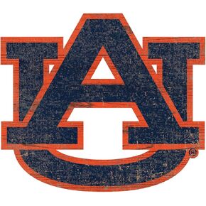 Fan Creations NCAA Auburn Tigers Unisex Auburn University Team Logo 8in Cutout, Team Color, 8 inch
