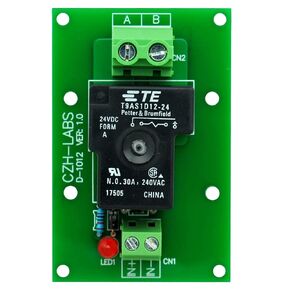 CZH-Labs 24V Passive SPST-NO 30Amp Power Relay Module Board.
