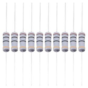 YOKIVE 50 PCS Carbon Film Resistors, 2W 10 Ohm 5% Tolerances Resistor, Good for DIY Electronic Projects (4 Color Band, 2.46x0.19-Inch)