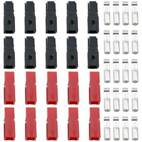 Heyous 10 Sets 30 Amp Quick Disconnect Power Connector 20-12AWG Battery Connector Suitable for Communication Power Supply Electro Mechanical Medical Equipment