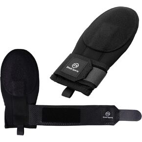Baseball Sliding Mitt | Universal Right or Left Hand Baseball Sliding Glove | Sliding Mitt Youth & Adult Sizes | Neoprene & Elastic Adjustable Wrist Compression Strap