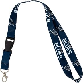 Desert Cactus St. Louis Blues Lanyard NHL National Hockey League Car Keys ID Badge Holder Keychain Detachable Breakaway Snap Buckle (Lanyard 1 - Blue)