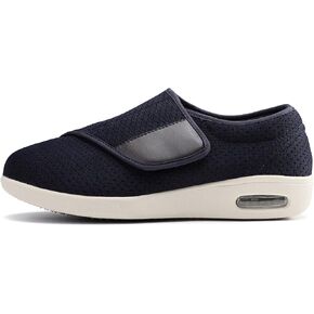 Men's Diabetic Shoes Lightweight Breathable Soft Adjustable Walking Shoes Indoor Outdoor Comforble Non-Slip Casual Air Cushion Shoes