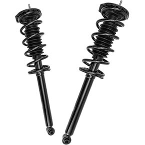 PHILTOP Rear Complete Struts Shock absorber fits Alero 1999-2004, Cutlass 1998-1999, Grand Am 1999-2005, Malibu 1998-2003 171686 * 2 Struts with Coil Spring Assemblies Set of 2 SAA343