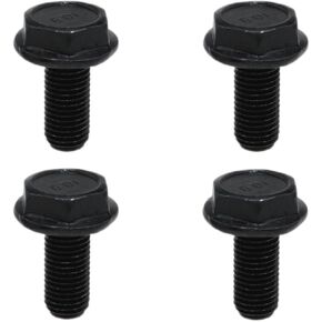 Bike Crank Bolt Bicycle Bottom Bracket Bolt Crank Bolt Bike hex Crank arm Bolts Crank arm Fixing Bolts M8x18mm Black 4PCS