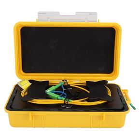 OTDR Launch Cable Box, SC/APC-SC/APC SM 1km Fiber Optic OTDR Dead Zone Eliminator Fiber Ring OTDR Launch Cable Box
