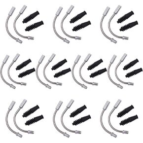 40 Pieces Bike Brake Noodle Cable Bicycle Cycling Brake Pipe with Rubber Boots,Bike Components and Parts,Bike V Brake Noodle Cable Guide Pipe,Bicycle Riding Set for Mountain Bikes Bicycles