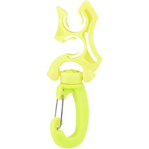 Scuba Diving Double BCD Hose Holder Snorkeling Diving Equipment Clip Regulator 304 Stainless Steel and PP Material for Dive Snorkeling