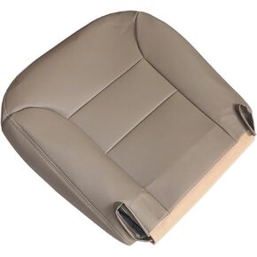 GXARTS Driver Side Bottom Leather Replacement Seat Cover Gray Fit for Chevy SilveradoTahoe Suburban Sierra Yukon 1995 1996 1997 1998 1999