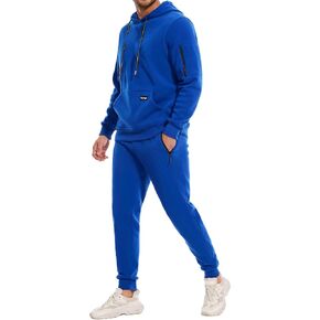 Men’s Sweatsuits Set 2 Piece Hoodie Outfit Jogging Tracksuits for Men Casual Athletic Long Sleeve Pullover Suit Set
