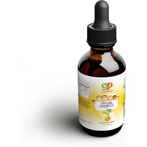 Liquid Vegan Organic Vitamin D 400 IU to 1600 IU - D3 for Toddler, Kids, Baby Vitamin D Drops for Infants, Vitamin D Kids, Vitamin D 1000 IU, Kids Vitamin D, Vitamin D Baby Drops, Natural, 60 Servings