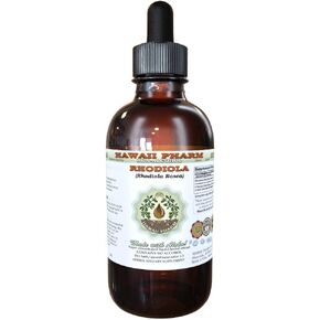 Rhodiola Alcohol-Free Liquid Extract, Organic Rhodiola (Rhodiola Rosea) Dried Root Glycerite 2 oz