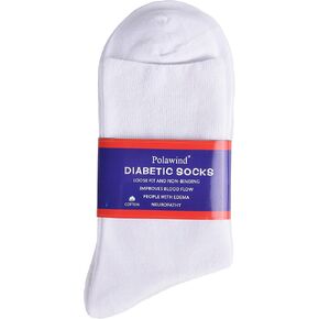 mens diabetic socks size 10-13 wide loose top edema neuropathy ankle socks men extra wide non binding diabetes sock