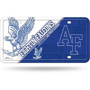 Rico Industries NCAA Air Force Falcons Metal License Plate Tag