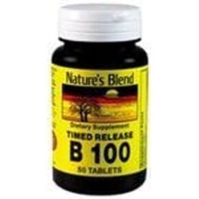 Nature's Blend B-100 Complex, Timed Release 50 Tablets