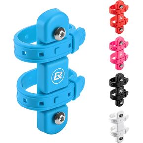 ROCKBROS Bike Water Bottle Cage Mounting Base, Quick Installation Bicycle Water Bottle Holder Mount Bracket, Long-Lasting Soft Silicone Base, Fits for Most Bike Cup Holder