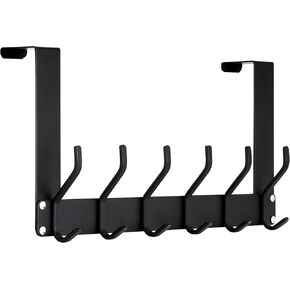 Over Door Hooks Door Hanger: Foldable Over Door Hanger Hooks, Heavy Duty Over The Door Towel Racks for Bathroom, Over Door Rack for Hanging Coat Clothes Hats Towel Hanger Holder