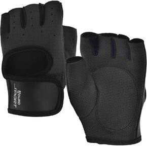 قفازات أدورو للتمارين الرياضية لرفع الأثقال، قفازات ملفوفة للمعصم لتمارين اللياقة البدنية للرجال والنساء، مقاس صغير/متوسط ​​- أسود in Kuwait