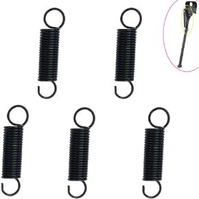 5 Pack Tension Spring Replacement for Kids Bike Kickstand Bicycle Back Wheel Rear Side Folding Stand Support Center Bracket Rest Universal Fit for 12" 14" 16" 18" 20" Bikes