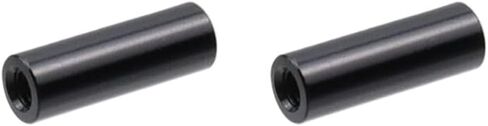 Oedema 10pcs Round Aluminum Alloy Standoff Column M3×15mm Female Threaded Standoff Black Round Nuts for Computer, RC Airplane, DIY Frame, Hardware Spacers in Saudi Arabia