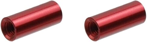 Oedema 10pcs Round Aluminum Alloy Standoff Column M3×15mm Female Threaded Standoff Black Round Nuts for Computer, RC Airplane, DIY Frame, Hardware Spacers in Saudi Arabia