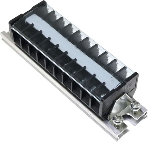 RLECS TD-1510 نوع السكك الحديدية كتلة طرفية صفوف مزدوجة 10 مواضع 600 فولت 15A سلك حاجز كتلة طرفية قطاع in Saudi Arabia