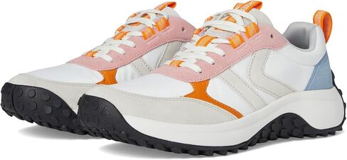 KEEN Women's KS86 Comfortable Durable Retro Style Sneakers, Zephyr/Orange Pepper, 5 in Saudi Arabia