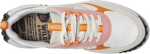 KEEN Women's KS86 Comfortable Durable Retro Style Sneakers, Zephyr/Orange Pepper, 5 in Saudi Arabia