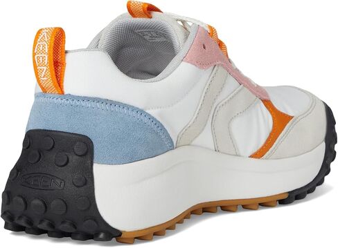 KEEN Women's KS86 Comfortable Durable Retro Style Sneakers, Zephyr/Orange Pepper, 5 in Saudi Arabia