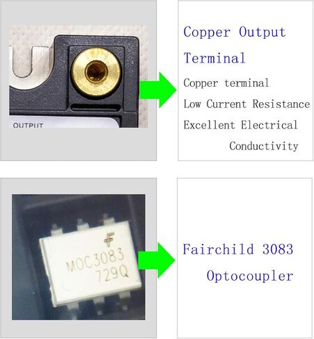 Single Phase Solid State Relay Module SSR-80DA 80 Amp,3-32V DC Input, 24-480VAC Output,DC control AC in Saudi Arabia