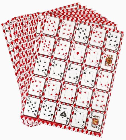 Regal Games - Poker Keeno Bulk Game Set - Includes 36 Two-Sided Boards, 600 Scoring Chips, 1 Deck of Standard Poker Cards - 72 Unique Board Layouts- Casino Night Card Game- Compatible w Poker Keno in Saudi Arabia