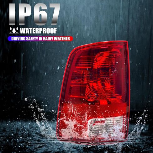 RANSOTO Tail Light Compatible with 2002-2006 Dodge Ram 1500 2500 3500 Pickup Taillight With Bulbs Rear Lamps Replace CH2800147 55077347AF CH2801147 55077348AF in Saudi Arabia