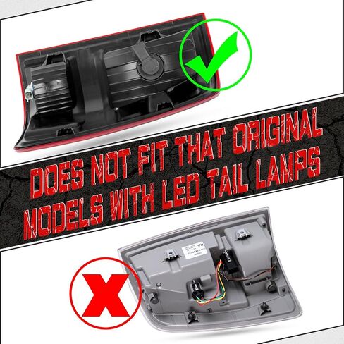 RANSOTO Tail Light Compatible with 2002-2006 Dodge Ram 1500 2500 3500 Pickup Taillight With Bulbs Rear Lamps Replace CH2800147 55077347AF CH2801147 55077348AF in Saudi Arabia