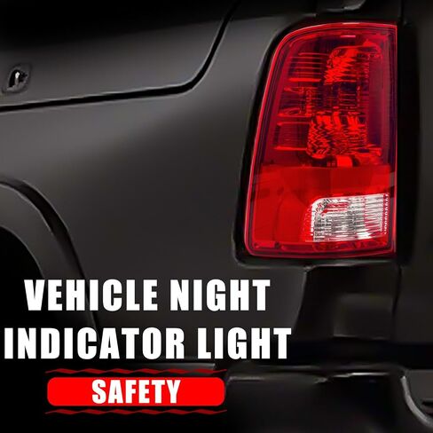 RANSOTO Tail Light Compatible with 2002-2006 Dodge Ram 1500 2500 3500 Pickup Taillight With Bulbs Rear Lamps Replace CH2800147 55077347AF CH2801147 55077348AF in Saudi Arabia