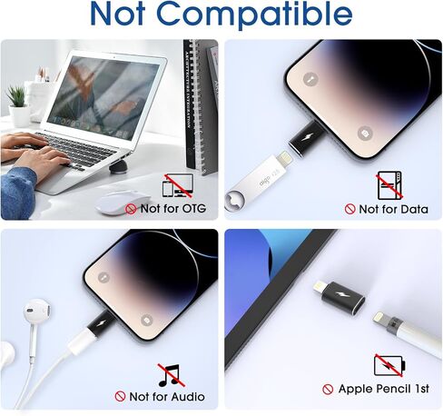 كابل محول TechMatte USB C من النوع C إلى Lightning، [3 حزم] 1.8-2.2 أمبير 15 وات يدعم مزامنة البيانات للشحن السريع، متوافق مع iPhone iPad iPod AirPods، وليس لسماعات الرأس/OTG Android، 1 أسود + 2 رمادي in Kuwait
