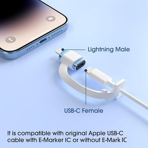 كابل محول TechMatte USB C من النوع C إلى Lightning، [3 حزم] 1.8-2.2 أمبير 15 وات يدعم مزامنة البيانات للشحن السريع، متوافق مع iPhone iPad iPod AirPods، وليس لسماعات الرأس/OTG Android، 1 أسود + 2 رمادي in Saudi Arabia