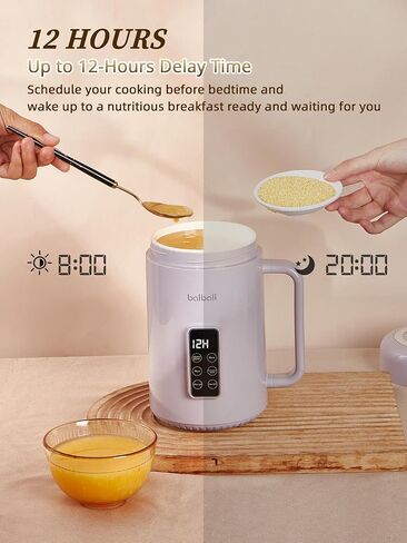 balbali Portable Electric Pot for Cooking Dorm Room - 28oz Non-stick Travel Electric Kettle, Mini Electric Hot Pot with Temperature and Time Control - Self Heating Soup/Rice/Ramen Cooker/Warmer Green in Saudi Arabia