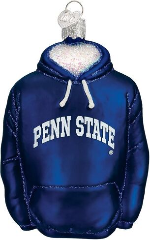 Old World Christmas Ornaments: Penn State University Glass Blown Ornaments for Christmas Tree, Hoodie in Saudi Arabia