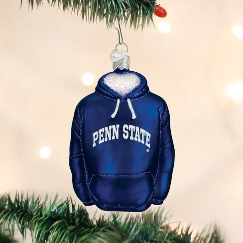 Old World Christmas Ornaments: Penn State University Glass Blown Ornaments for Christmas Tree, Hoodie in Saudi Arabia