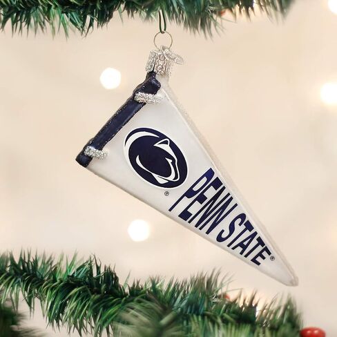 Old World Christmas Ornaments: Penn State University Glass Blown Ornaments for Christmas Tree, Hoodie in Saudi Arabia