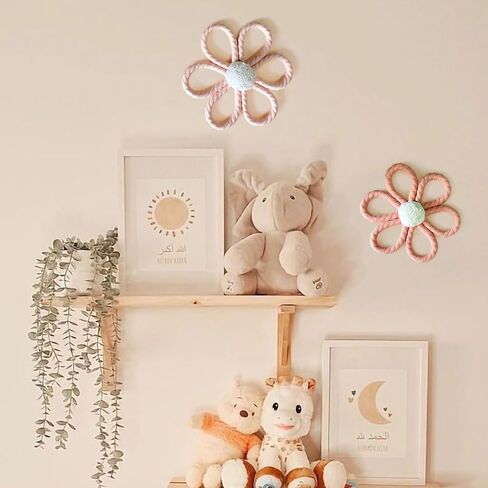 ديكور حائط على شكل زهرة الأقحوان من Ereniko Boho لغرفة نوم الفتيات وغرفة الأطفال وغرفة المعيشة وغرفة المعيشة in Kuwait