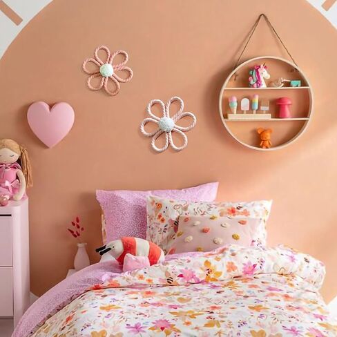 ديكور حائط على شكل زهرة الأقحوان من Ereniko Boho لغرفة نوم الفتيات وغرفة الأطفال وغرفة المعيشة وغرفة المعيشة in Kuwait